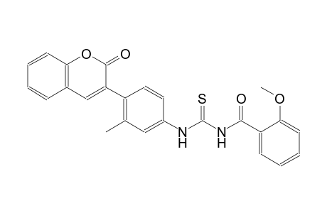 N-(2-methoxybenzoyl)-N'-[3-methyl-4-(2-oxo-2H-chromen-3-yl)phenyl]thiourea