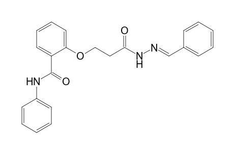2-[1'-(Benzylidene-hydrazinocarbonyl)ethoxy]-N-phenylbenzamide