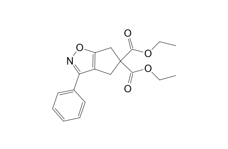 4',4'-bis(Ethoxycarbonyl)-3-phenylcyclopenteno[1,2-d]-isoxazole
