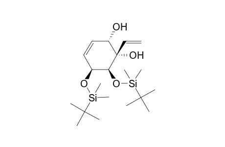 (1S,2S,3S,4S)-3,4-Bis(tert-butyldimethylsilyl)oxy-2-vinylcyclohex-5-en-1,2-diol