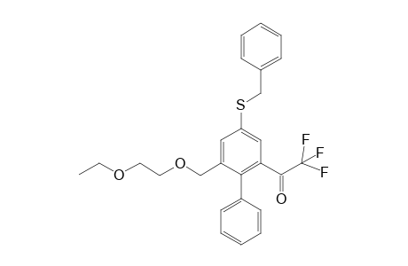 1-[5-(Benzylsulfanyl)-3-(diethoxymethyl)biphenyl-2-y]-2,2,2-trifluoroethanone