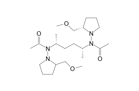 (1R,4R,2'S,2''S)-(-)-N-(2-Methoxymethylpyrrolidine-1-yl)-N-{4-[(2-methoxymethylpyrrolidin-1-yl)acetylamino]-1-methylpentyl}acetamide