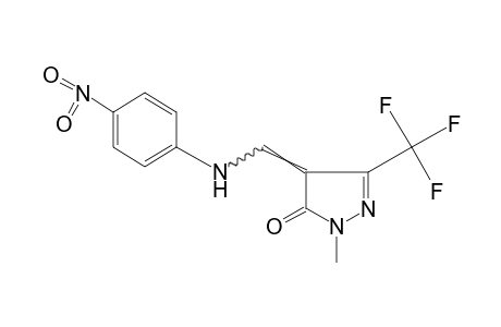 1-METHYL-4-[(p-NITROANILINO)METHYLENE]-3-(TRIFLUOROMETHYL)-2-PYRAZOLIN-5-ONE