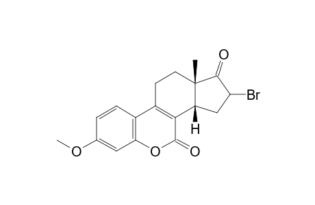 6-Oxaestra-1,3,5(10),8-tetraene-7,17-dione, 16-bromo-3-methoxy-, (14.beta.)-
