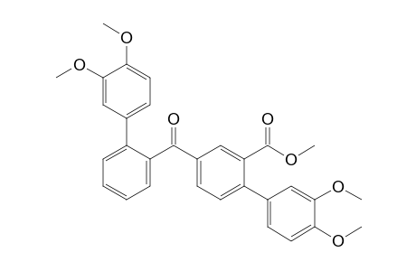 Methyl 4-(3',4'-Dimethoxybiphenylcarbonyl)-3',4'-dimethoxybiphenyl-2-carboxylate