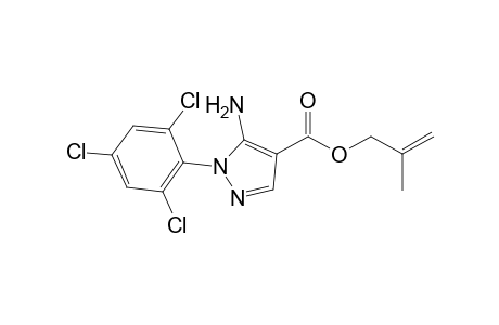 1H-Pyrazole-4-carboxylic acid, 5-amino-1-(2,4,6-trichlorophenyl)-, 2-methyl-2-propenyl ester