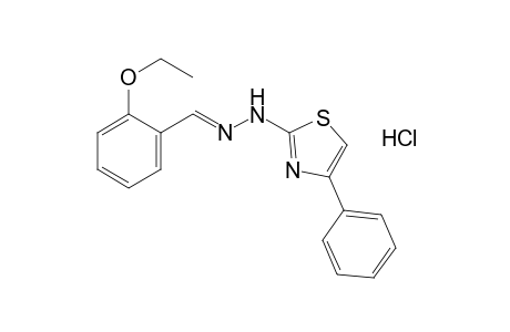 o-ethoxybenzaldehyde, (4-phenyl-2-thiazolyl)hydrazone, monohydrochloride