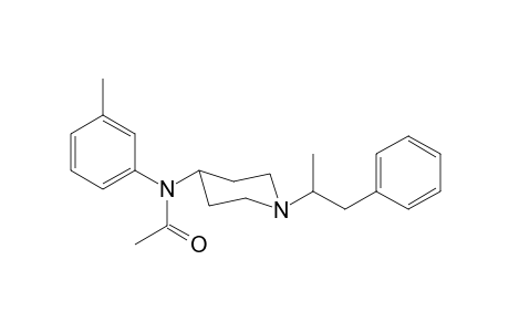 N-3-Methylphenyl-N-[1-(1-phenylpropan-2-yl)piperidin-4-yl]acetamide