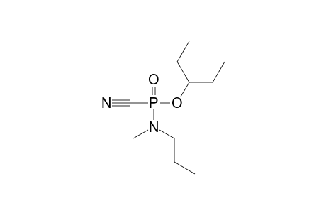 O-3-pentyl N-methyl N-propyl phosphoramidocyanidate