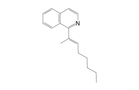 1-((E)-1-Methyl-hept-1-enyl)-isoquinoline