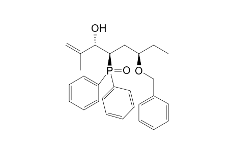 (3R*,4S*,6S/R*)-6-Benzyloxy-4-diphenyphosphinoyl-2-methyloct-1-en-3-ol