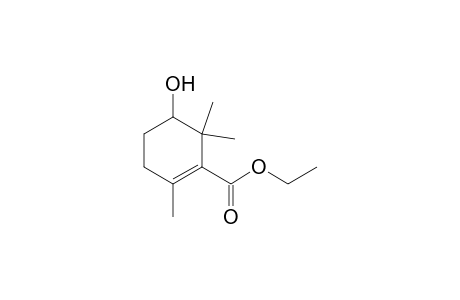 1-Cyclohexene-1-carboxylic acid, 5-hydroxy-2,6,6-trimethyl-, ethyl ester