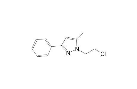1-(2-Chloroethyl)-5-methyl-3-phenylpyrazole
