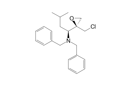 (1S)-1-[(2S)-2-(chloromethyl)-2-oxiranyl]-3-methyl-N,N-bis(phenylmethyl)-1-butanamine