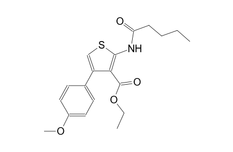 ethyl 4-(4-methoxyphenyl)-2-(pentanoylamino)-3-thiophenecarboxylate