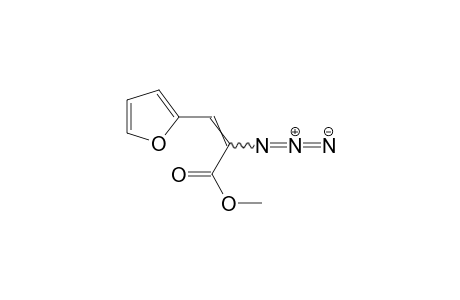 alpha-azido-2-furanacrylic acid, methyl ester