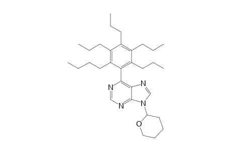 9-(Tetrahydropyran-2''-yl)-6-[2'-butyl-3',4',5',6''-tetrapropylphenyl]-9H-purine