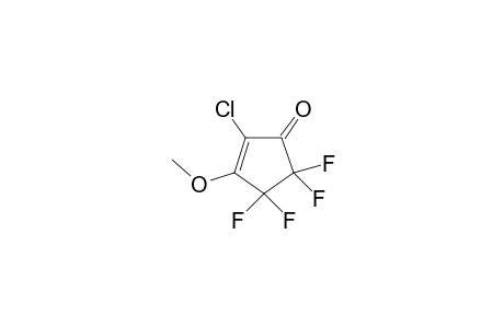 2-chloro-3-methoxy-4,4,5,5-tetrafluoro-2-cyclopenten-1-one