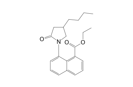8-(4-butyl-2-keto-pyrrolidino)naphthalene-1-carboxylic acid ethyl ester