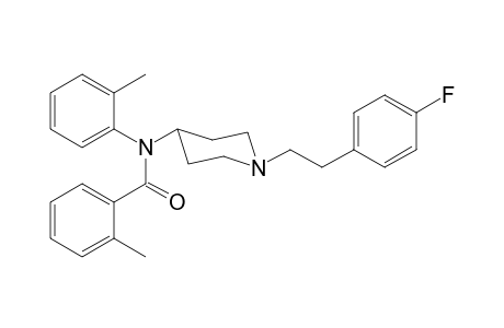 N-(1-[2-(4-Fluorophenyl)ethyl]piperidin-4-yl)-N-2-methylphenyl-2-methylbenzamide