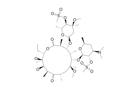 2',4''-DI-O-METHANESULFONYL-6-O-METHYLERYTHROMYCIN_A