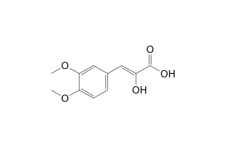 (Z)-3-(3,4-dimethoxyphenyl)-2-hydroxy-2-propenoic acid