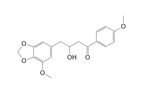 3-Hydroxy-4-(7-methoxy-1,3-benzodioxol-5-yl)-1-(4-methoxyphenyl)-1-butanone