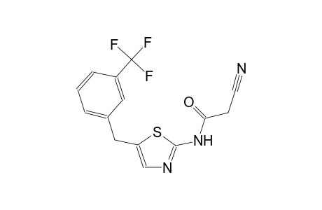 acetamide, 2-cyano-N-[5-[[3-(trifluoromethyl)phenyl]methyl]-2-thiazolyl]-