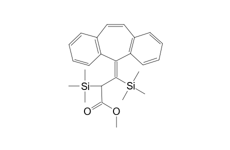 Methyl 2,3-bis(trimethylsilyl)-3-{5'-(5'H)-dibenzo[a,d]cycloheptenylodene}propionate