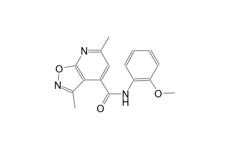 isoxazolo[5,4-b]pyridine-4-carboxamide, N-(2-methoxyphenyl)-3,6-dimethyl-