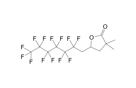 2,2-Dimethyl-4-(2,2,3,3,4,4,5,5,6,6,7,7,7-tridecafluoroheptyl).gamma.-butyllactone