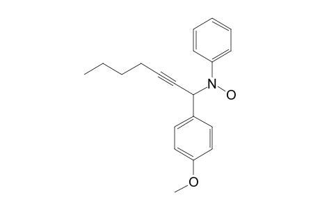 N-[1-(4-METHOXY-PHENYL)-HEPT-2-YNYL]-N-PHENYL-HYDROXYLAMINE
