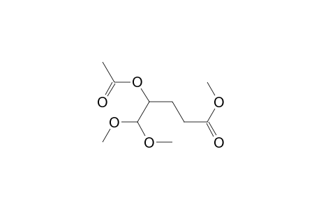 Methyl 5,5-Dimethoxy-4-(acetyloxy)pentanoate