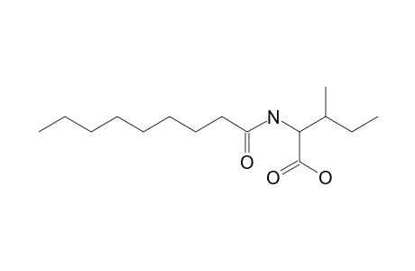 METHYL-2-(NONANOYLAMINO)-3-METHYLPENTANOIC-ACID;N-NONANOYL-ISOLEUCINE