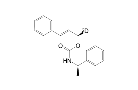 1-(1R/S,1'R/R)-(E)-1-[2H1]-3-Phenylprop-2-enyl 1-phenylethyl carbamate