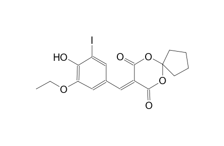 6,10-dioxaspiro[4.5]decane-7,9-dione, 8-[(3-ethoxy-4-hydroxy-5-iodophenyl)methylene]-