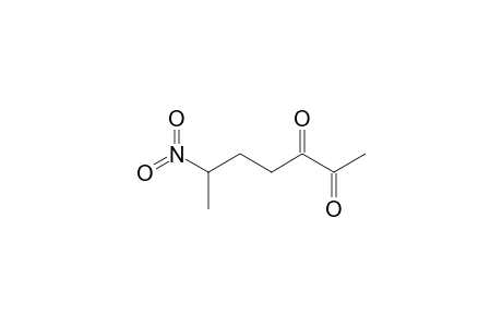 6-Nitroheptane-2,3-dione