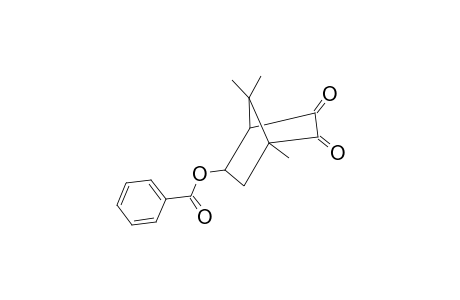 Bicyclo[2.2.1]heptane-2,3-dione, 5-(benzoyloxy)-1,7,7-trimethyl-, exo-
