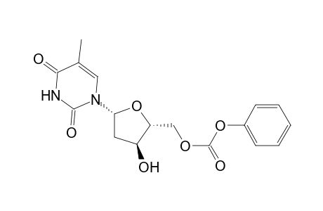 [(2R,3S,5R)-3-hydroxy-5-(5-methyl-2,4-dioxo-pyrimidin-1-yl)tetrahydrofuran-2-yl]methyl phenyl carbonate