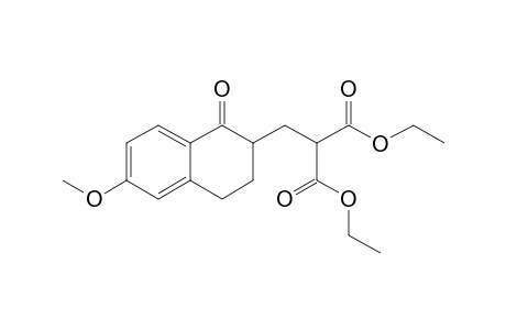 DIETHYL-2-[(6'-METHOXY-1'-OXO-1',2',3',4'-TETRAHYDRONAPHTHALEN-2'-YL)-METHYL]-PROPANEDIOATE