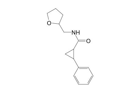 2-Phenyl-N-(tetrahydrofuran-2-ylmethyl)cyclopropanecarboxamide