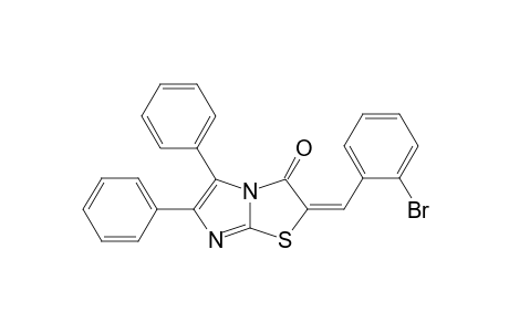 (2E)-2-(2-bromobenzylidene)-5,6-diphenyl-imidazo[2,1-b]thiazol-3-one