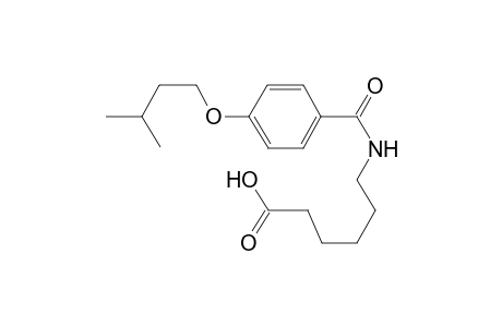 Hexanoic acid, 6-[4-(3-methylbutoxy)benzoylamino]-