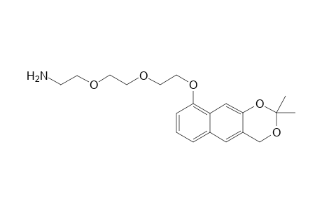 2-(2-(2-(2,2-dimethyl-4H-naphtho[2,3-d][1,3]dioxin-9-yloxy)ethoxy)ethoxy)ethanamine