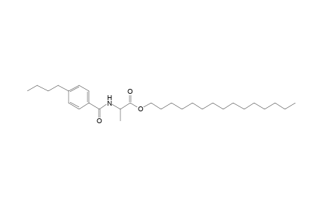 l-Alanine, N-(4-butylbenzoyl)-, pentadecyl ester