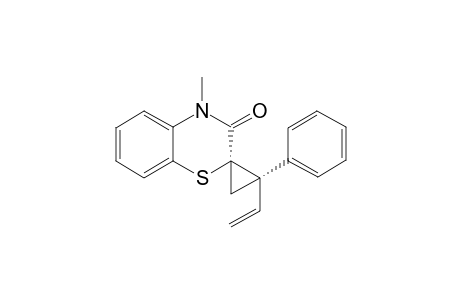 4-Methyl-2'-phenyl-2'-vinyl-3-oxo-3,4-dihydro-2H-1,4-benzothiazin-2-spiro-1'-cyclopropane
