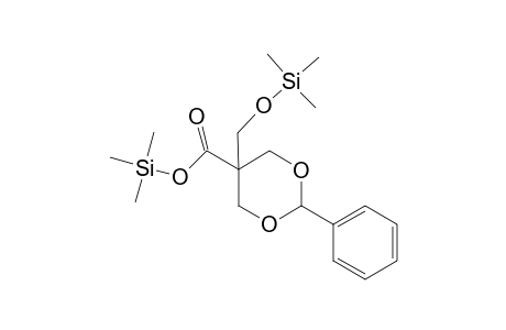 1,3-Dioxane-5-carboxylic acid, 2-phenyl-5-[[(trimethylsilyl)oxy]methyl]-, trimethylsilyl ester