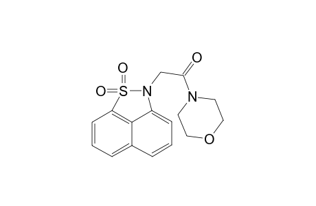 2-[2-(4-morpholinyl)-2-oxoethyl]-2H-naphtho[1,8-cd]isothiazole 1,1-dioxide