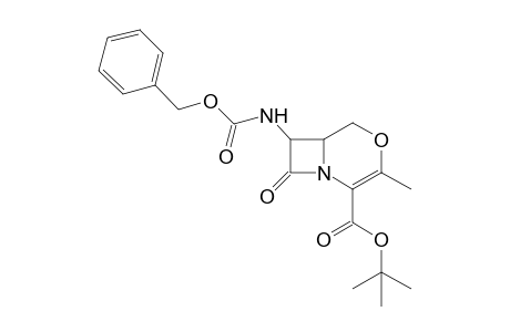 t-Butyl 7-[(benzyloxycarbonyl)amino]-3-methyl-2-iso-oxacephem-4-carboxylate