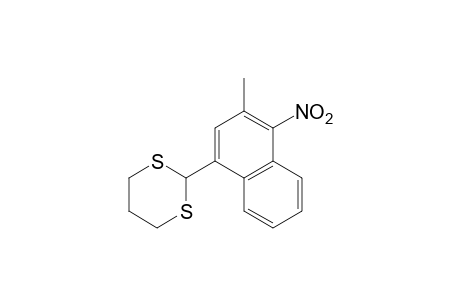 2-(3-methyl-4-nitro-1-naphthyl)-m-dithiane
